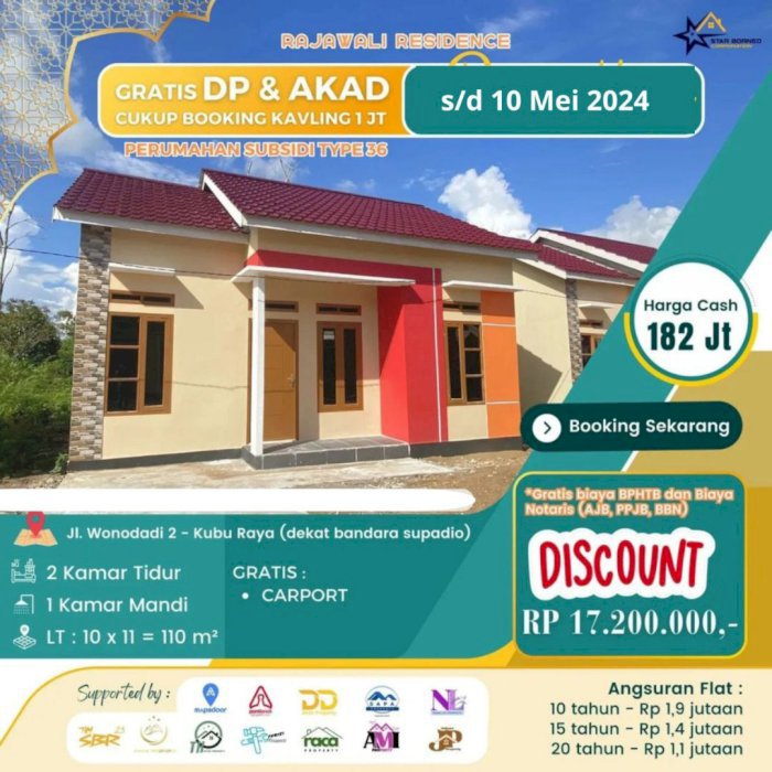 Rumah Subsidi Kuburaya KALBAR