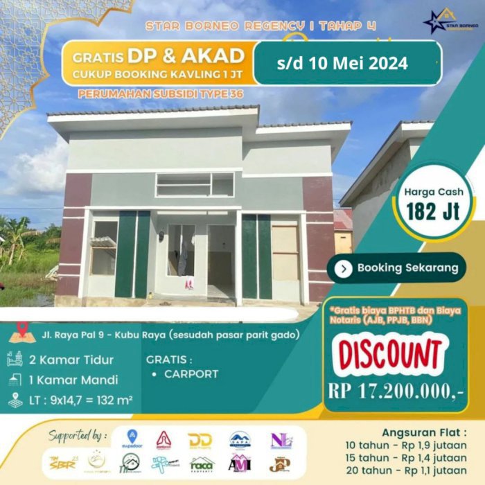 Rumah Bersubsidi  Kuburaya KALBAR