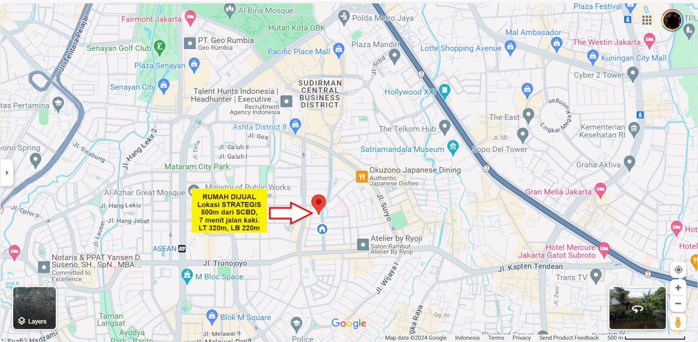 RUMAH STRATEGIS AREA SCBD