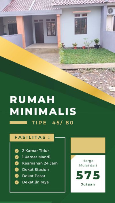 DIJUAL PERUMAHAN CILENDEK INDAH DI CILENDEK BARAT KOTA BOGOR