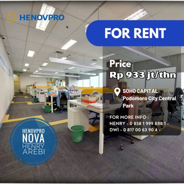 Soho Capital Office Space For Rent Furnish High Floor City View