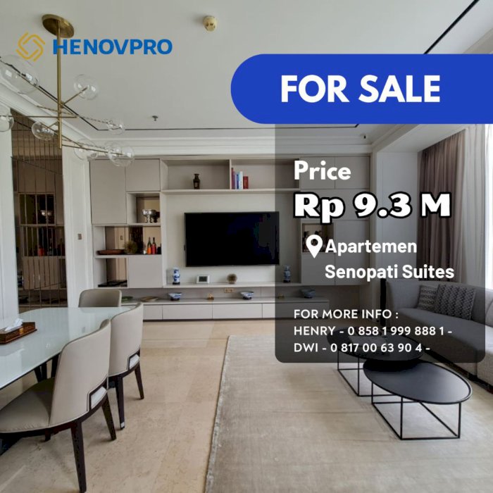 Senopati Suites Harga Terbaik Unit 2+1BR TURUN HARGA BU BANGET