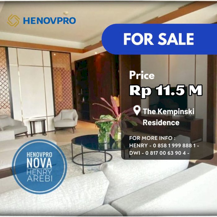 The Kempinski Residence 2+1 BR Best Unit and Best City View