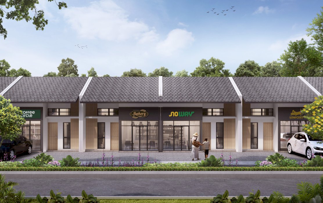 Rumah Bisnis 1 Lantai di Lokasi Strategis Jalana Utama Perumahan