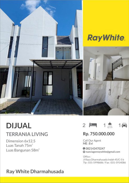 DIJUAL RUMAH SIAP HUNI SUKODONO SIDOARDJO