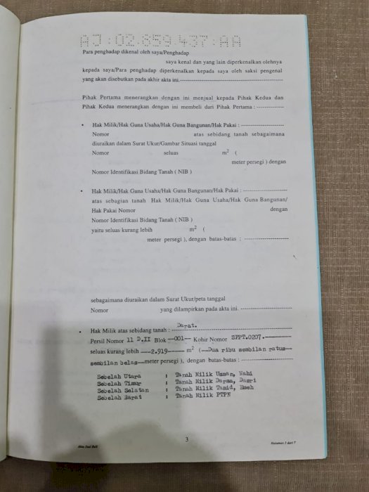 jual tanah kebun,dekat lingkungan