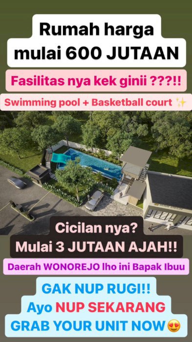 Rumah Baru Surabaya Dekat MERR & OERR Harga Mulai 600 Jutaan