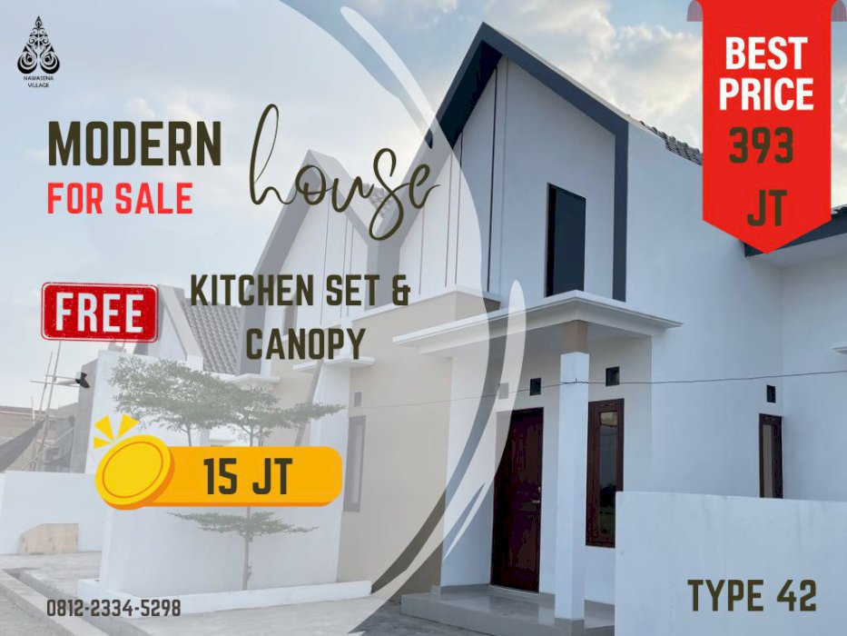 RUMAH ASRI DEKAT PAKUWON MALL SOLO BARU CLUSTER MURAH DI SUKOHARJO