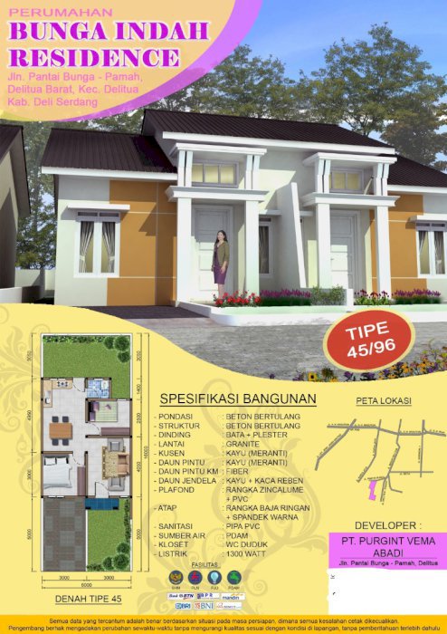 DIJUAL PERUMAHAN MEWAH DIPUSAT BISNIS DELITUA