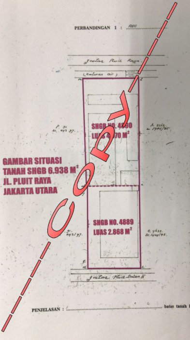 Dijual tanah dan gudang