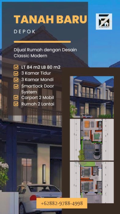 Rumah Mewah dengan Desain Klasik Modern di Curug Agung, Depok