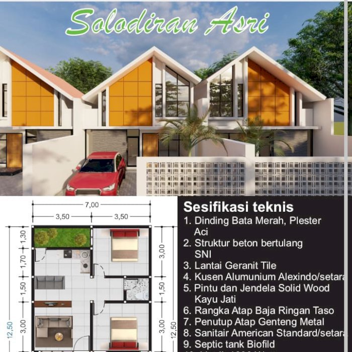 DI JUAL RUMAH SIAP BANGUN DI DEKAT CANDI PRAMBANAN YOGYAKARTA