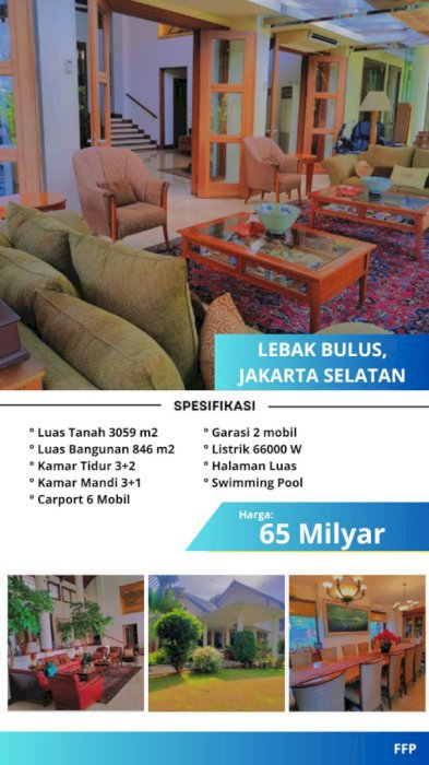 Rumah Mewah di Lebak Bulus, Jakarta Selatan