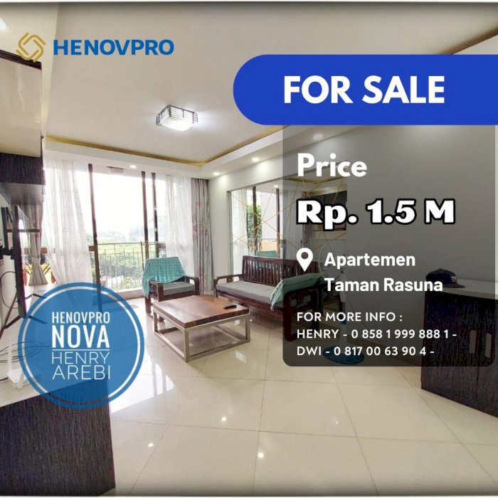 Taman Rasuna Unit 3 BR South View Lt. Rendah Jarang Ada