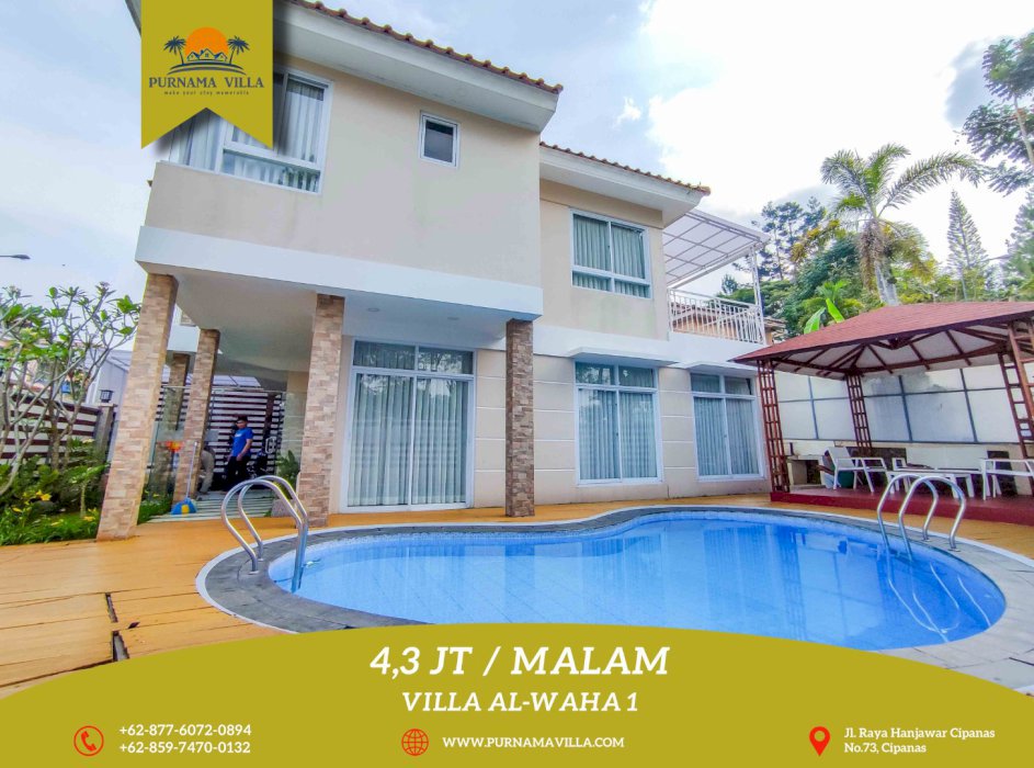 Sewa Villa Di Cipanas Puncak (Purnama Villa Al-Waha 1)