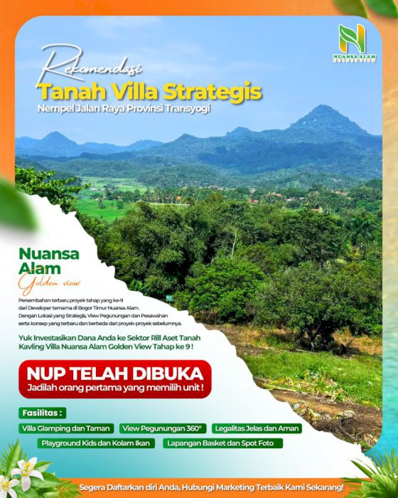 Kavling Murah Nempel Jalan Provinsi