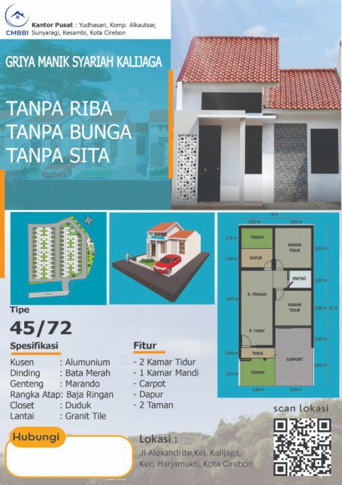 DIJUAL RUMAH SIAP HUNI PERUMAHAN KOMERSIL DI CIREBON