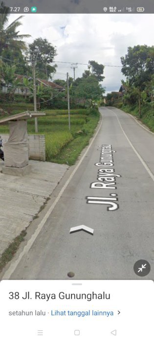 jual tanah sawah strategis