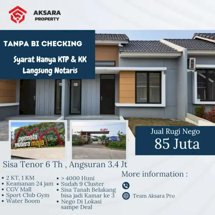 Take Over Murah 85 juta