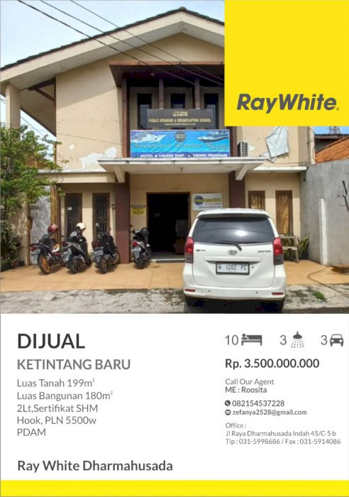 DIJUAL CEPAT RUMAH KETINTANG BARU SURABAYA