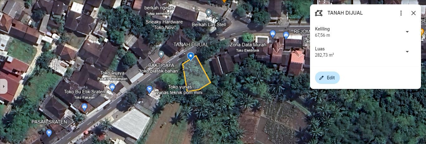 Jual Tanah Magelang Lokasi Strategis