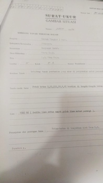 Jual Tanah 15 are jl Cargo ubung denpasar