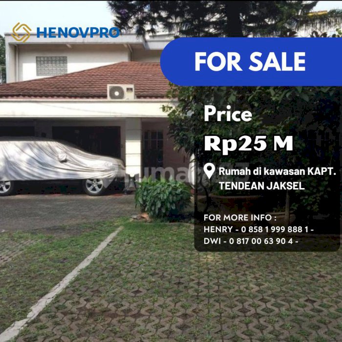  DIBAWAH NJOP RUMAH 2 LANTAI DI JL. KAPTEN TENDEAN, HITUNG TANAH
