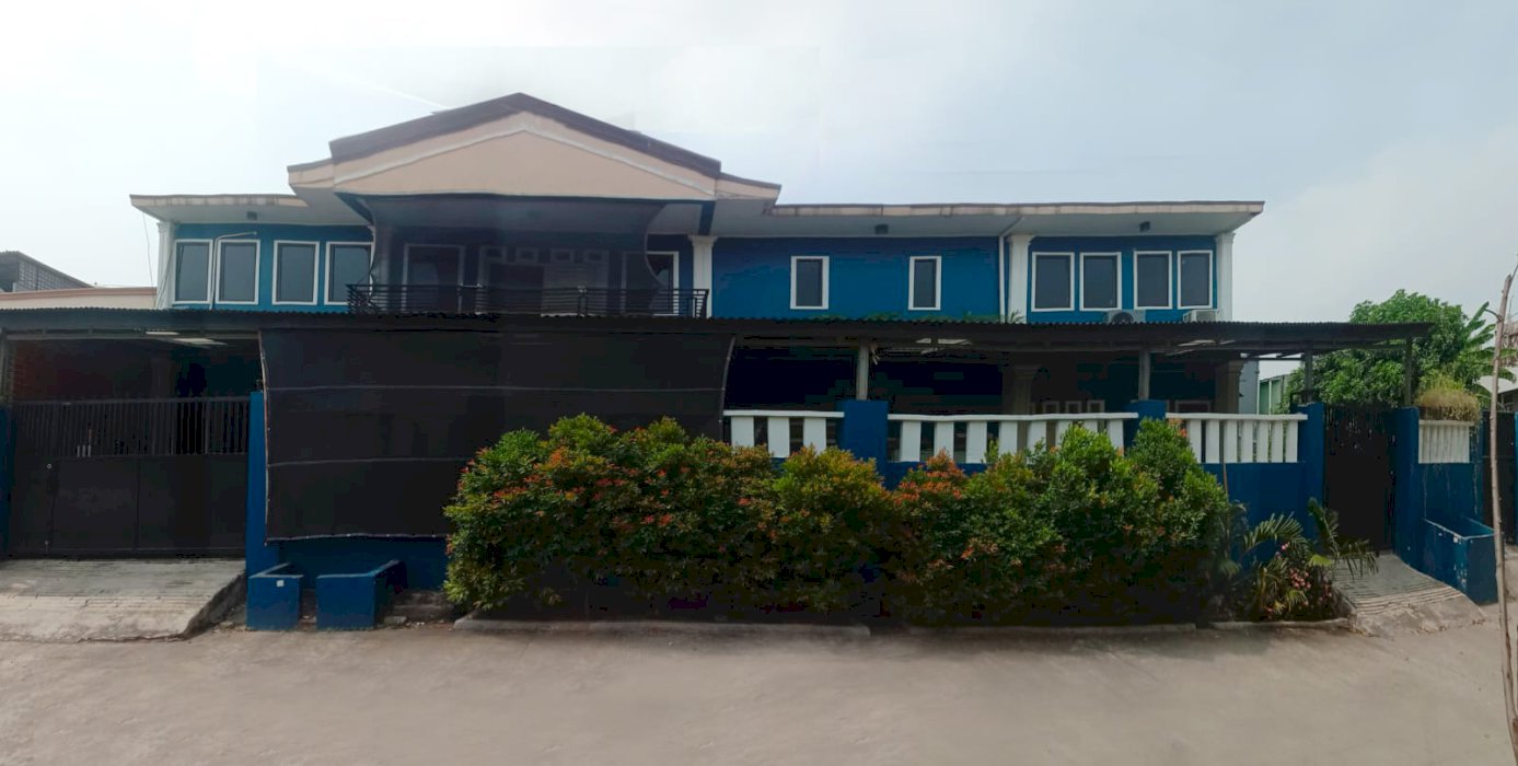 DIJUAL RUMAH 2 TINGKAT LB 500 M2 COCOK UNTUK HOME INDUSTRI