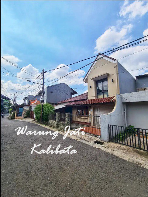 DIJUAL RUMAH ASRI LOKASI STRATEGIS DI KALIBATA JAKARTA SELATAN
