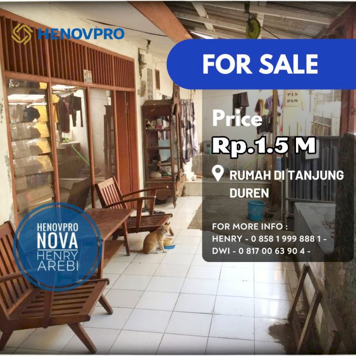 DIJUAL CEPAT HARGA SPECIAL RUMAH DI TANJUNG DUREN