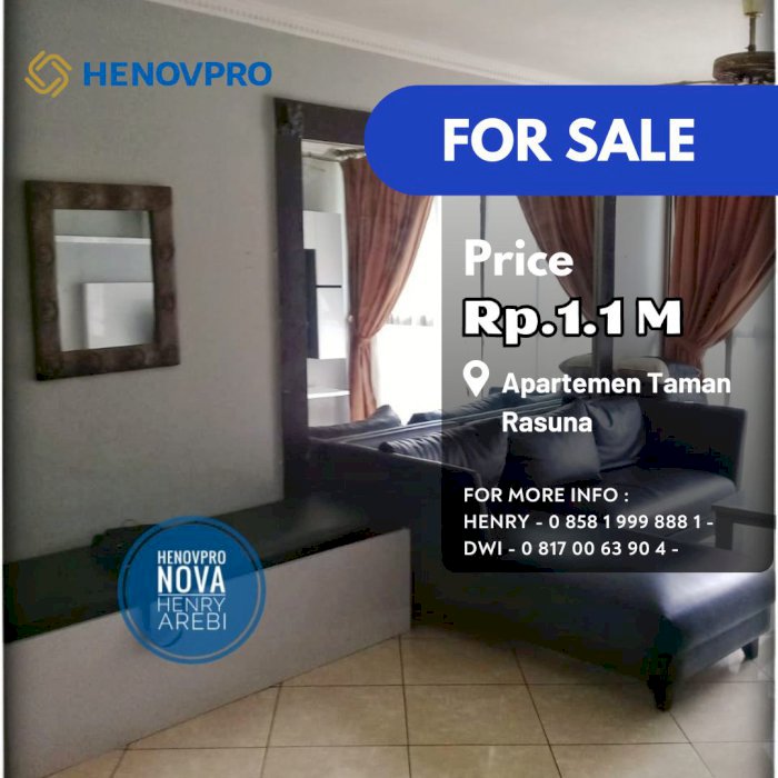 TURUN HARGA Dibawah NJOP Taman Rasuna Unit 2+1BR