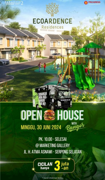 DIJUAL PERUMAHAN 2 LANTAI PARADISE SERPONG CITY TANGERANG SELATAN