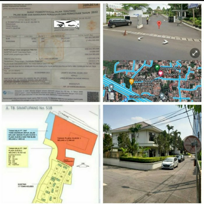 DIJUAL TANAH BERIKUT 17 RUMAH DI BAWAH HARGA  DI JAKARTA SELATAN