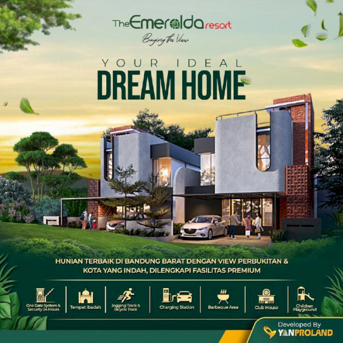 PERUMAHAN THE EMERALDA RESORT LOKASI STRATEGIS KAWASAN TERBAIK