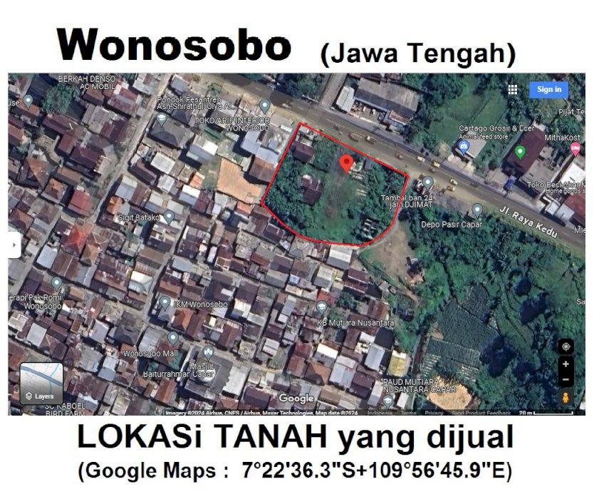 DIJUAL  CEPAT TANAH DI TEPI JALAN RAYA ASPAL