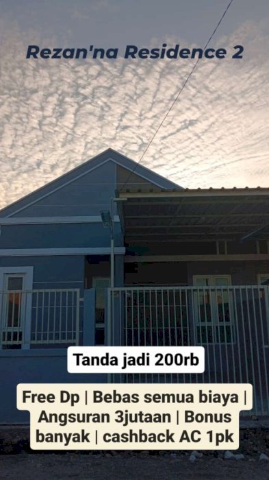 Rumah tanpa DP lokasi Sidoarjo Dekat GOR