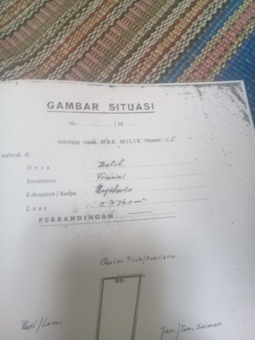 TANAH MURAH TRAWAS DEKAT HOTEL GRAND WIZH