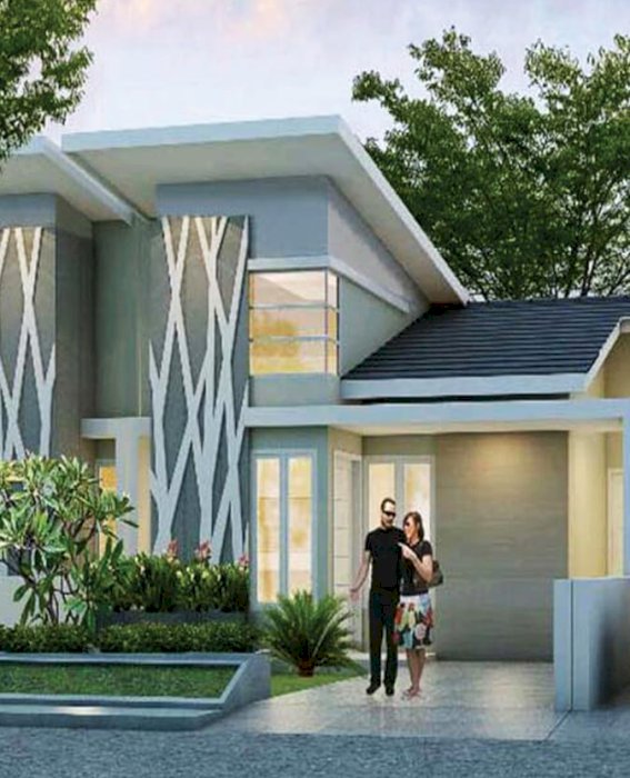 Rumah Murah Palem Pertiwi tipe Payung Silver Menganti Gresik