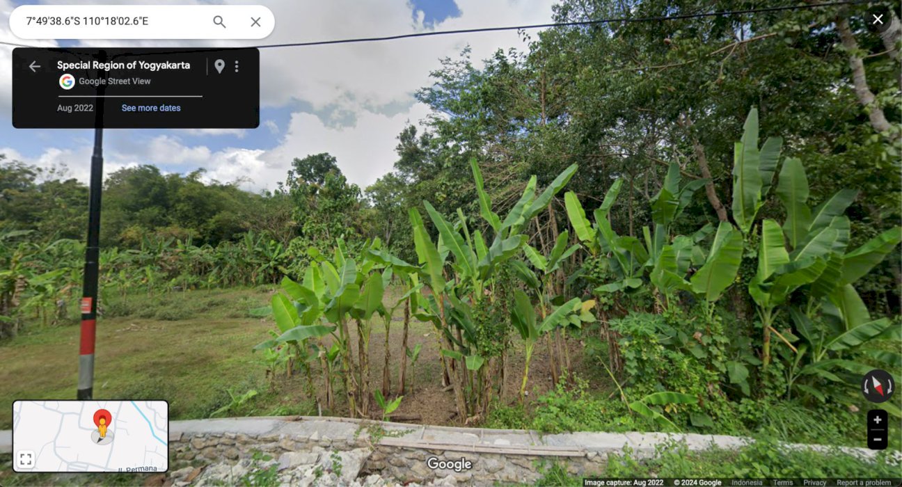 Tanah mangku jalan, strategis cocok untuk Toko atau Rumah di Kasihan