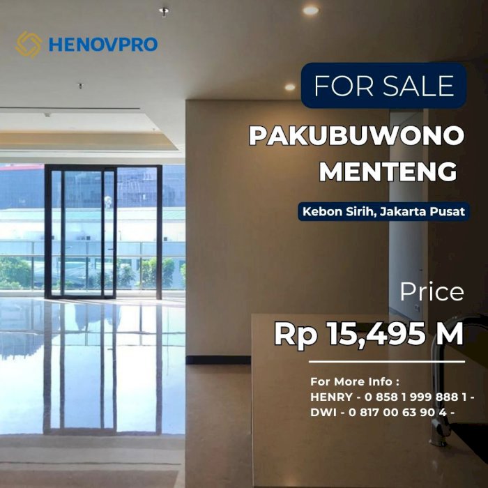 Pakubuwono Menteng 2 Milyar Dibawah Market Price City+Pool View