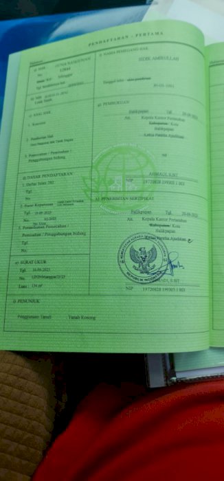 Tanah kavling siap bangun