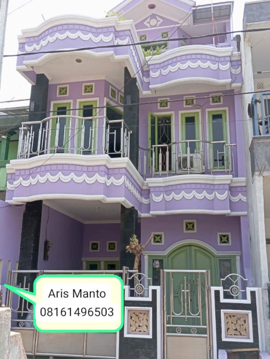 Dijual rumah 3 lantai di bintara dekat tol bintara