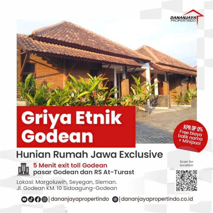 Hunian Rumah Jawa Eksklusif  Strategis Di Margoluwih Sleman