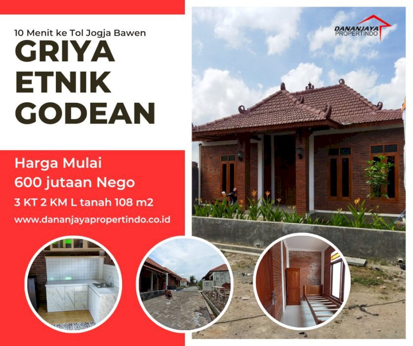 Rumah Griya Etnik Godean Sleman Yogyakarta