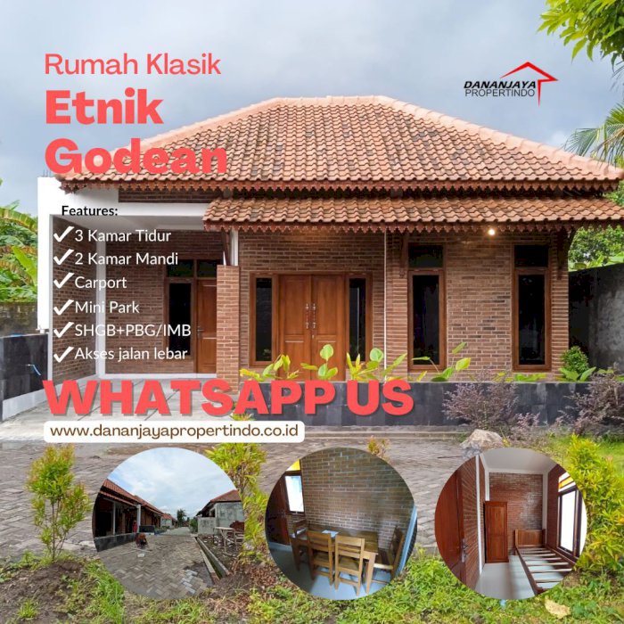 Rumah Klasik Etnik Godean Seyegan Sleman Yogyakarta