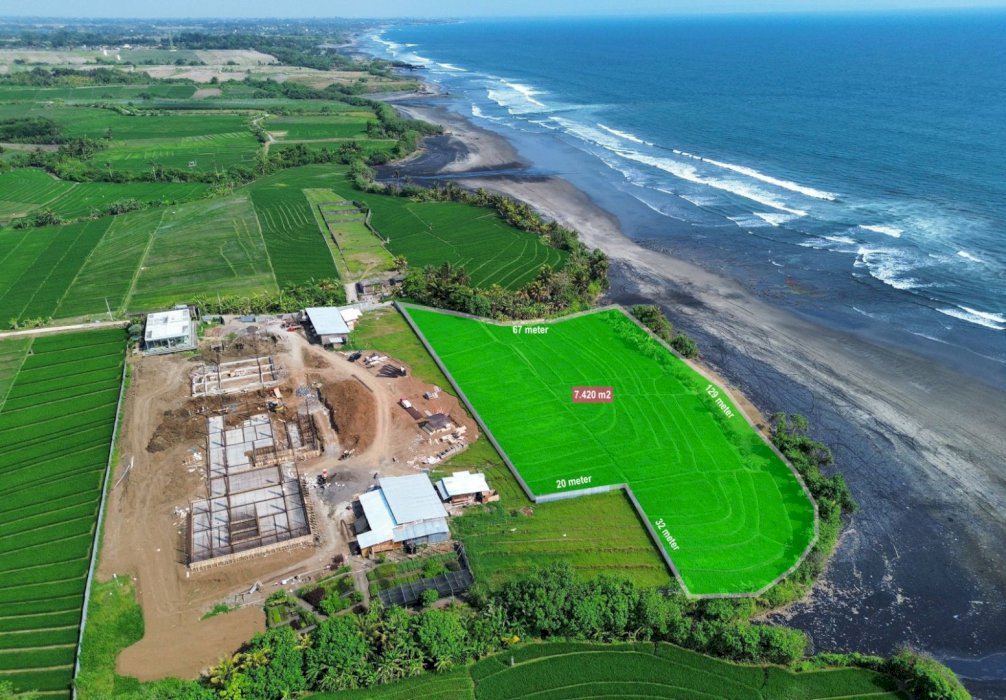 Jual Tanah Lost Pantai Di Kerabitan Tabanan Bali