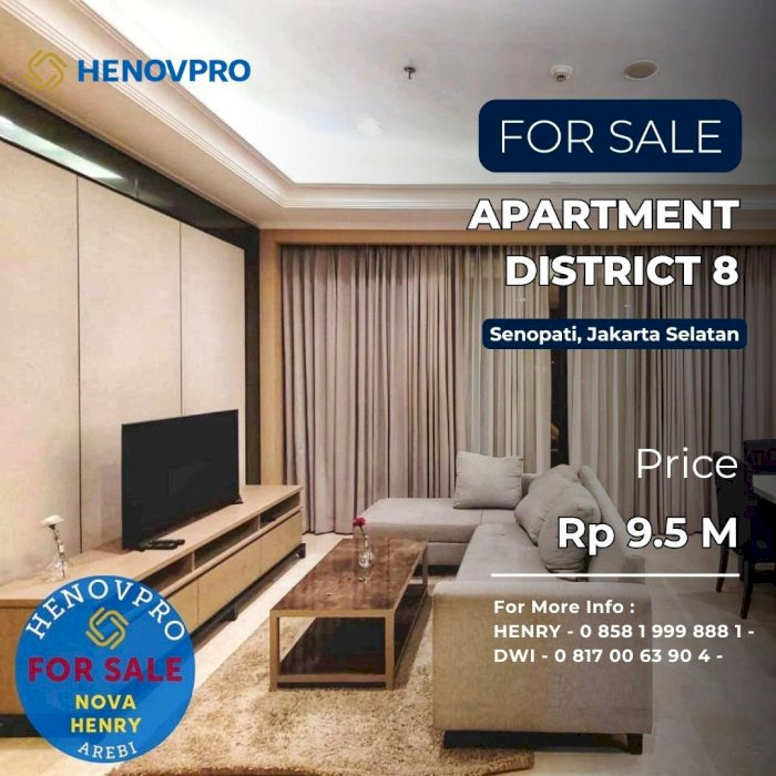 TURUN HARGA DIJUAL Apartment District 8 Unit 2+1 BR