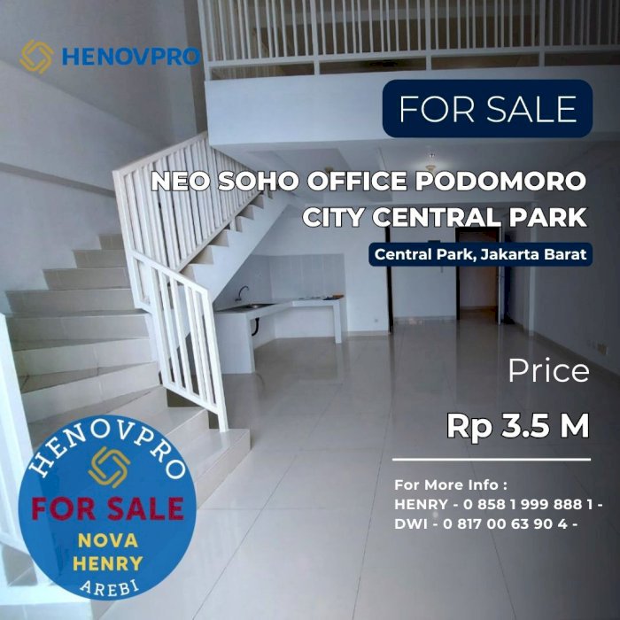 INVESTASI TERBAIK Neo Soho EBONY KONDISI TERSEWA City View dan Tribeca