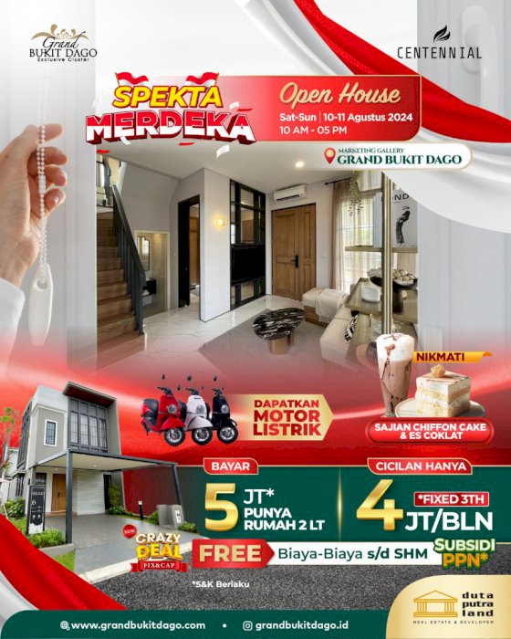 Promo kemerdekaan centenial bukit Dago