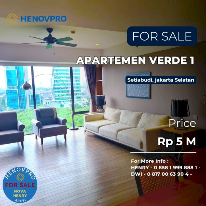 VERDE 1 TURUN HARGA 3BR Furnish City View Pet Friendly Apartment